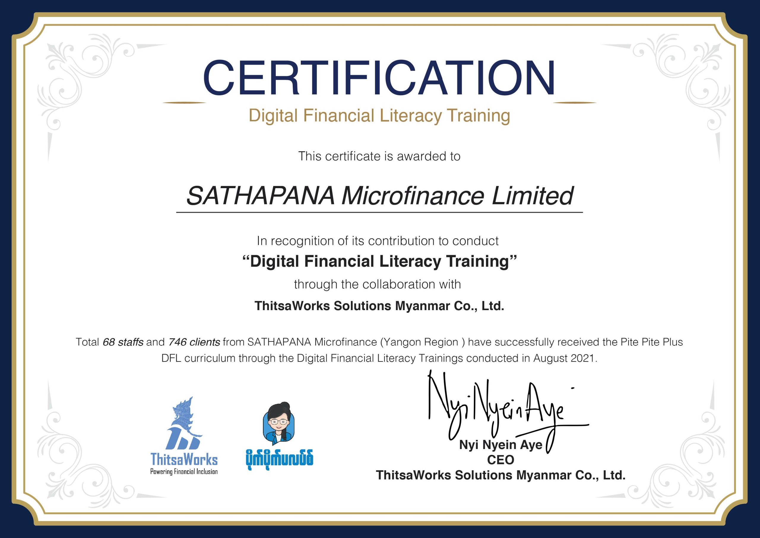 Read more about the article Digital Financial Literacy Training